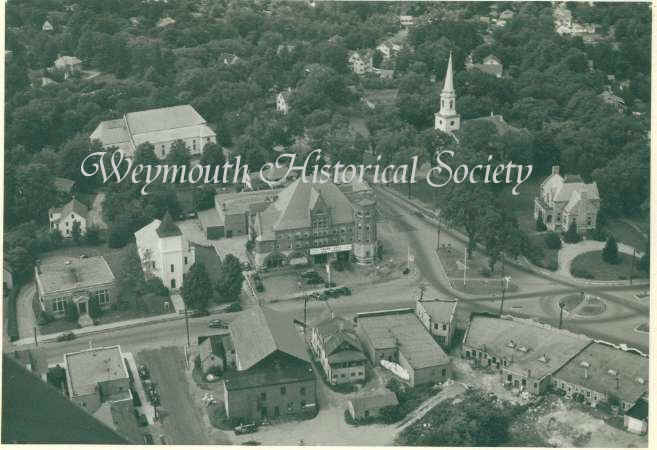 Aerial view of Columbian Square